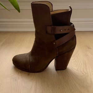 Rag &bone brown suede boots
